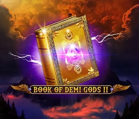 Book Of Demi Gods II by Spinomenal, showcased at konibet.eu – game logo