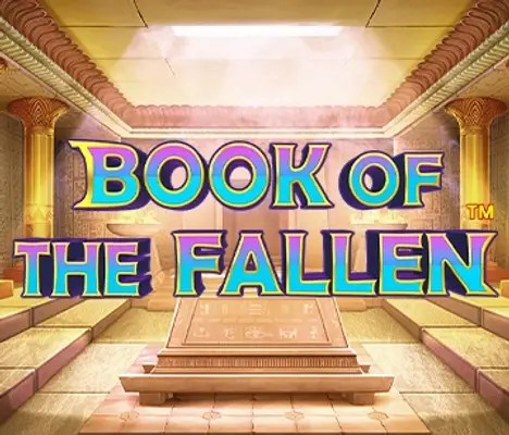 Book of the Fallen online game logo by Pragmatic Play on konibet.eu